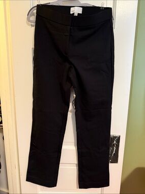 Black Straight-Leg Dress Pants by Rack; Classic Work-to-Weekend Trousers